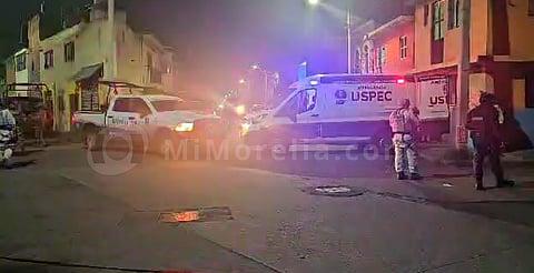 Hombre es asesinado a balazos en la colonia Jacarandas, en Morelia 