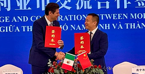Firman hermanamiento Morelia y Nanning, China