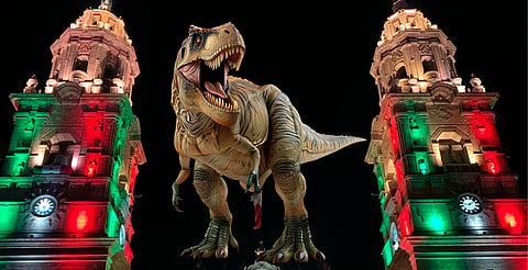 Vive el encendido de Catedral con Jurassic Park 