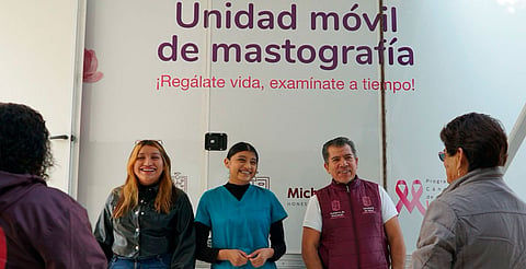 Llevan mastografías a comunidades de difícil acceso en Michoacán 