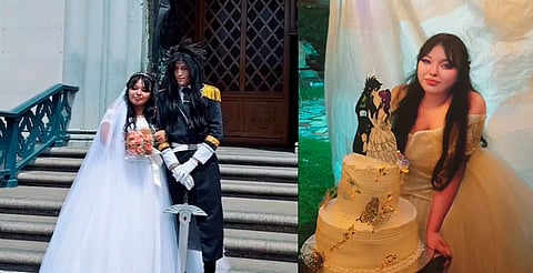 Pareja celebra su boda con temática de Los Caballeros del Zodiaco [VIDEO]