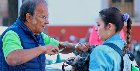 SSM aplica vacunas antirrábicas gratuitas en el Centro de Morelia