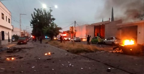 Estalla coche bomba afuera de la Secretaría de Seguridad de Acámbaro, Guanajuato