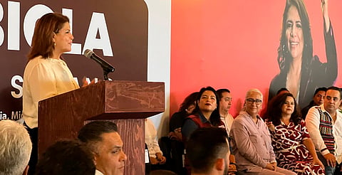 Vamos a afiliar a 300 mil personas a nuestro Movimiento en Michoacán: Fabiola Alanís 