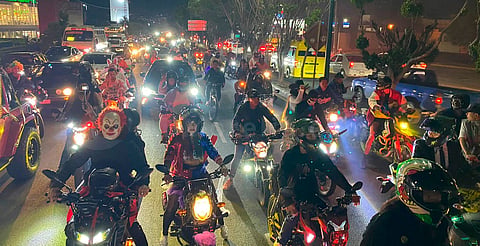 Con miles de participantes, Morelia vive la “Mega Caravana del Terror 2024”