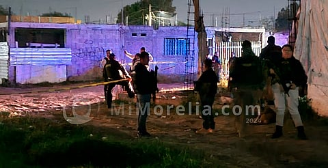 Mueren dos hombres tras balacera en la colonia Presa de Los Reyes, en Morelia 