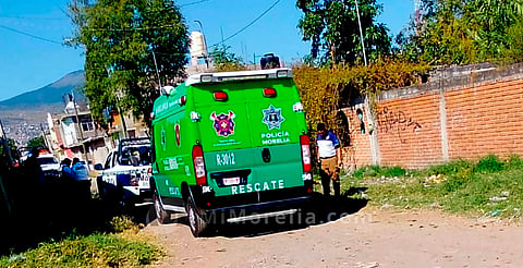 Hallan a hombre putrefacto en la colonia San Juanito Itzícuaro de Morelia 