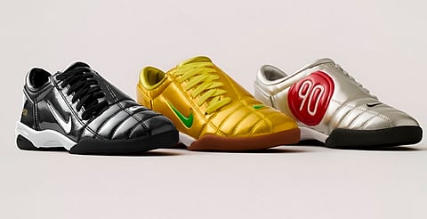 Nike relanza los icónicos tenis Total 90 y Travis Scott ya los probó 