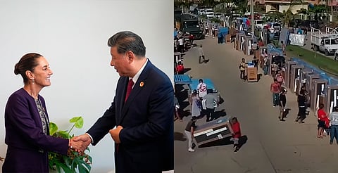 Sheinbaum agradece al presidente de China por enseres para Acapulco, tras el paso del huracán Otis