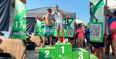 Atleta moreliano Abraham Hernández, obtiene primer lugar en Triatlón Manzanillo 