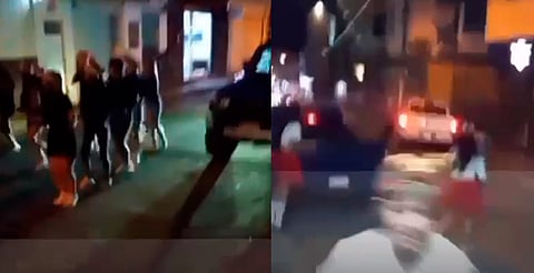 Camioneta atropella a grupo de jóvenes que desfilaba durante la Caravana Navideña en Los Reyes 