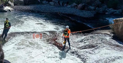 Rescatan cuerpo del otro joven ahogado en Los Chorros del Varal