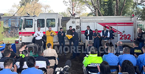 Entregan camión a Bomberos Morelia este 2025
