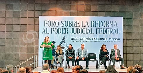 Poder Judicial se autosabotea en proceso de elección de juzgadores: Ministra Yasmín Esquivel