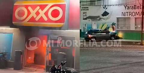 Operativo en la región oriente del estado desata balaceras, bloqueos y quema de Oxxo´s 