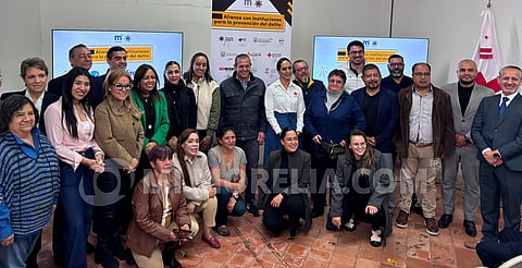 Policía Morelia renueva la Alianza para la Prevención del Delito con más de 20 instituciones