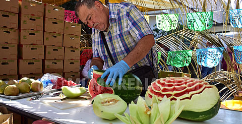 Así se vive en Zicuirán, Michoacán, la XIII Feria del Melón
