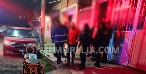 Mujer ataca con arma blanca a su esposo y lo deja herido, en Morelia