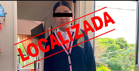 Desactivan Alerta Amber, tras localizar a adolescente de 12 años reportada como desaparecida en Morelia