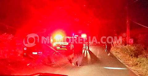 Morelia: choque entre moto y Razer deja un muerto; hallan arma de fuego en la zona