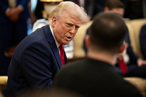 Zelenskyy no está listo para la paz, según Trump, tras tenso encuentro en la Casa Blanca