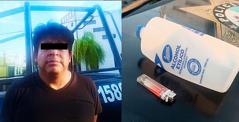 Capturan a sujeto que intentó quemar a su pareja en Nuevo León