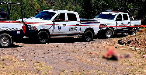 Tiran a un ejecutado encobijado en el municipio de Queréndaro 