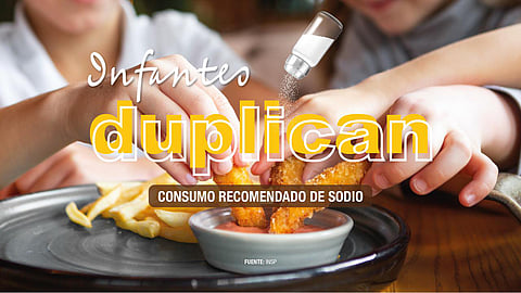 Infantes duplican consumo recomendado de sodio: LabDO