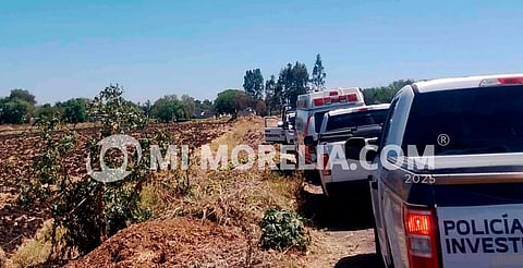 Hallan a dos ejecutados, en parcela de San Pedro de los Sauces, Tarímbaro