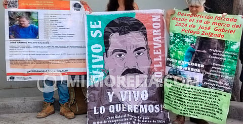 Familia del activista desaparecido José Gabriel Pelayo denuncia presuntas irregularidades de la FGE