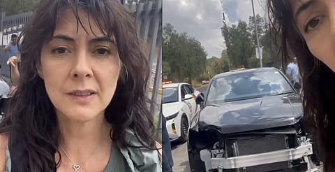 Detienen a 2 por desvalijar auto a actriz Verónica Jaspeado en CU UNAM