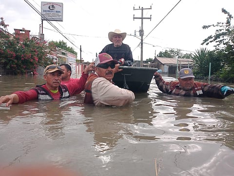 Tras inundaciones en Reynosa, Tamaulipas, niveles de agua van bajando rápido: PC