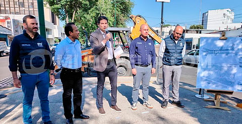 Supervisa Alfonso Martínez trabajos de prevención de inundaciones en Morelia