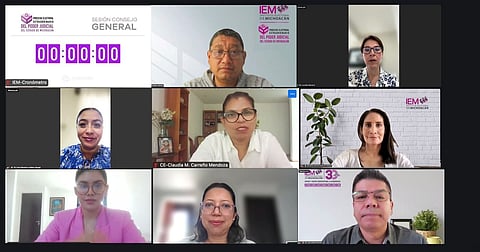 Aprueba IEM criterios para garantizar paridad de género en Proceso Electoral Extraordinario del Poder Judicial