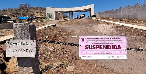 Suspende Proam construcción de fraccionamiento al norte de Morelia