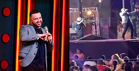 Mike Salazar creyó que le aplaudían y era por caída de su camarógrafo