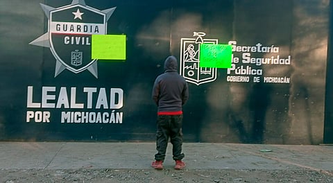 Guardia Civil inicia paro por aumento salarial en Michoacán 
