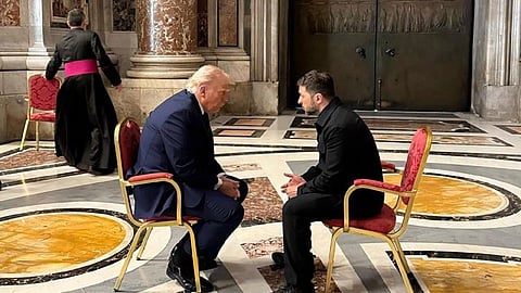 Trump y Zelenskyy, de la tensión al diálogo en el Vaticano