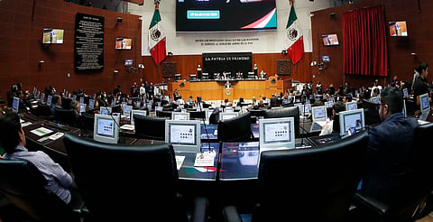 Senado avala reforma que permitiría portar armas a funcionarios del SAT y Pemex