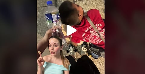 Así es la nueva forma de estafa: niño simula atropello con maleta para exigir dinero