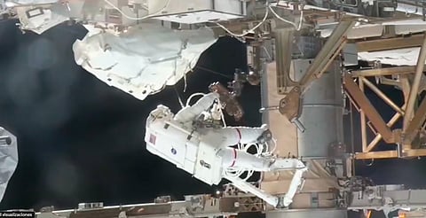 Astronautas de la NASA realizan caminata espacial en la EEI [VIDEO]