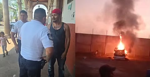 Ánimos en Taretan, Michoacán, se "encienden" por presunto abuso de tránsitos