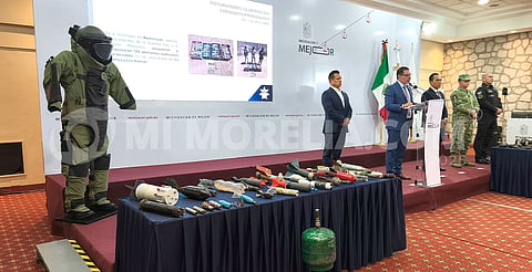 Durante abril se aseguraron 523 artefactos explosivos: SSP