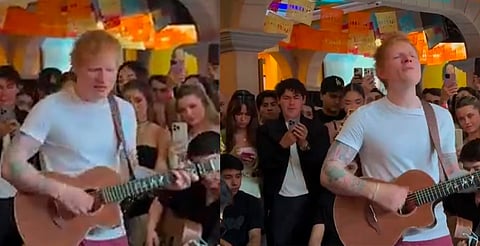 Después de 8 años, Ed Sheeran vuelve a México con música y mariachi en Garibaldi