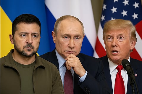 Trump anuncia diálogo con Putin y Zelenski para "detener la masacre" entre Rusia y Ucrania