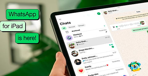 ¡Ya era hora! WhatsApp aterriza oficialmente en iPad