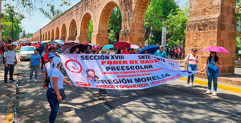 INE Michoacán, pendiente de advertencia de la CNTE sobre boicoteo a elecciones judiciales
