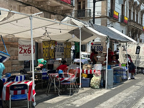Gobierno de Morelia espera salida voluntaria de vendedores ambulantes instalados en plantón