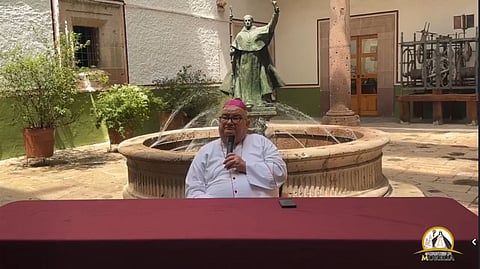 Iglesia debe contribuir a la construcción de la paz: Carlos Garfias Merlos