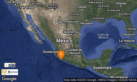 Sismo de magnitud 4.0 sacude zona cercana a Coalcomán, Michoacán